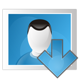 Photo, arrow, down icon