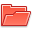 Folder, red icon