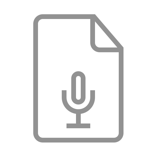 Document, recording icon