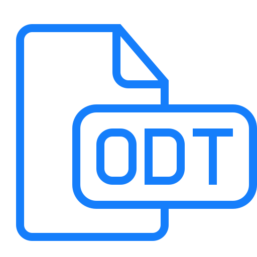 Document, file, odt icon