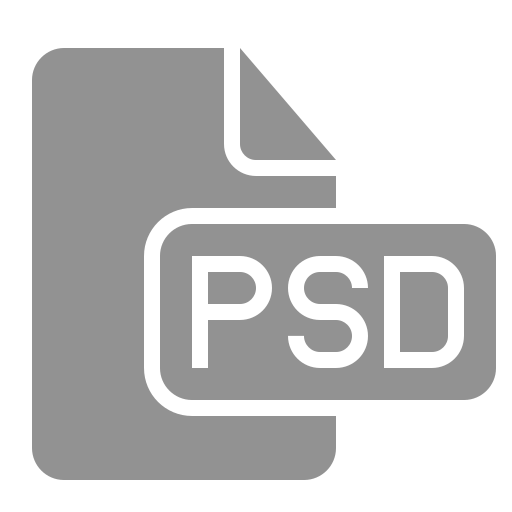 Document, file, psd icon