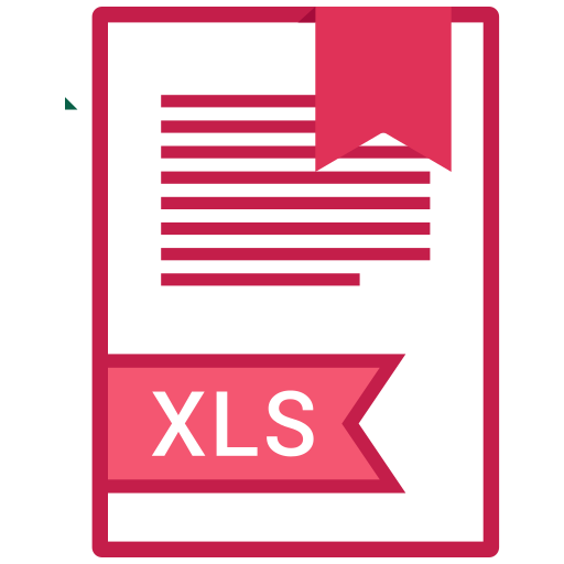 Document, extension, file, xls icon