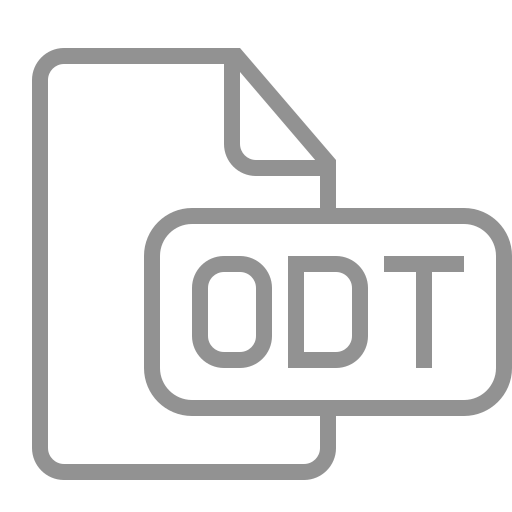 Document, file, odt icon
