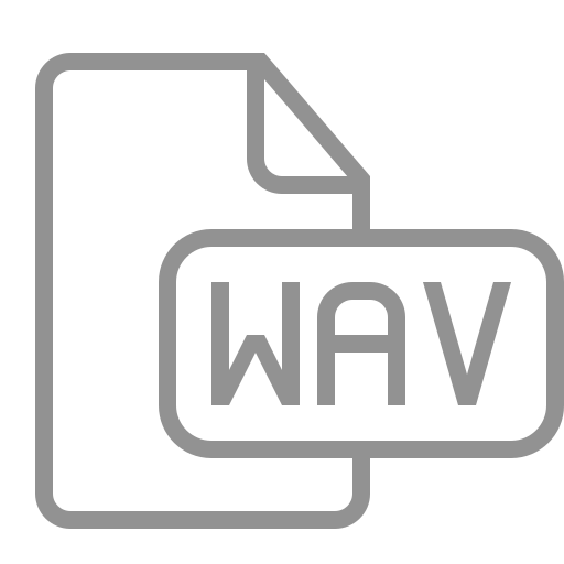 Document, file, wav icon