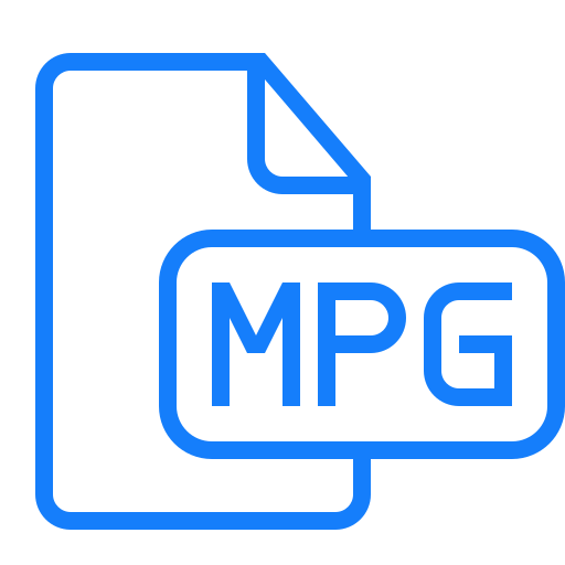 Document, file, mpg icon