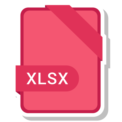 Document, extension, file, xlsx icon