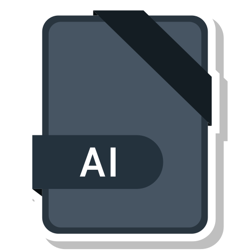 Ai, document, file, name icon