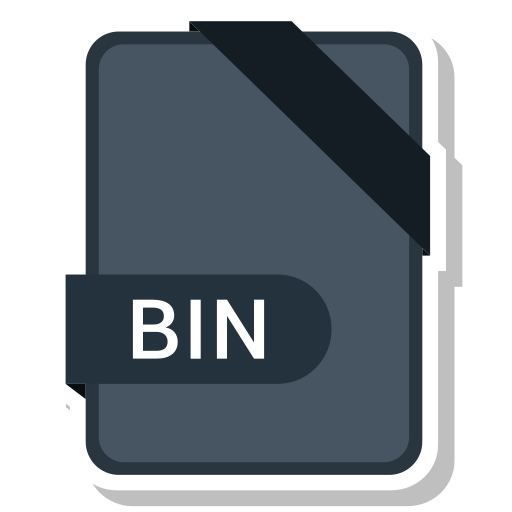 Bin, document, extension, file icon
