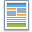 Document, layout icon