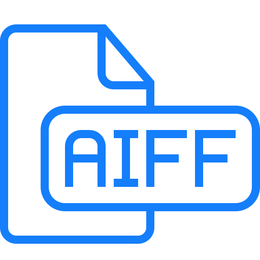 Document, aiff, file icon