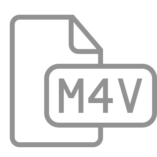 Document, file, m4v icon
