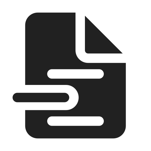 Ic, fluent, document, text, extract, filled icon