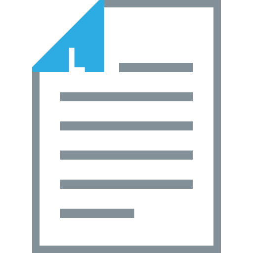 Document, format, letter, page, paper size, sheet icon