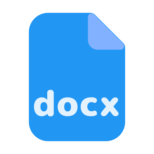 Ext, docx, doc, word, office, microsoft, file icon