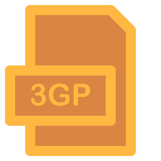 3gp, document, file, format, type icon