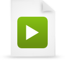 File, document, paper, green icon