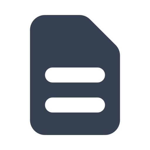 Document, text icon