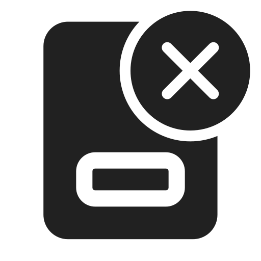 Ic, fluent, document, footer, remove, filled icon
