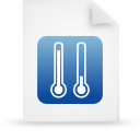 File, paper, document, blue icon