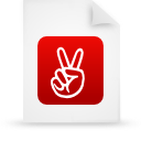 File, document, paper, red icon