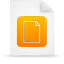 File, document, paper, orange icon