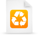 File, document, paper, orange icon