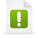 File, document, paper, green icon
