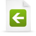 File, document, paper, green icon