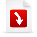 File, document, paper, red icon