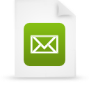 File, document, paper, green icon