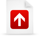 File, document, paper, red icon
