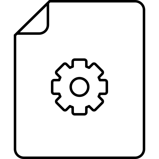 Document, file, folder, media icon