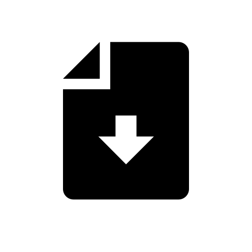 Document, download, file icon