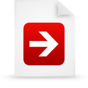 File, document, paper, red icon
