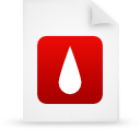File, document, paper, red icon