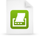 File, document, paper, green icon