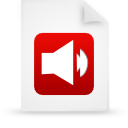 File, document, paper, red icon