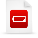 File, document, paper, red icon