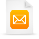 File, document, paper, orange icon