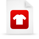 File, document, paper, red icon