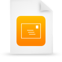 File, document, paper, orange icon
