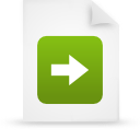 File, document, paper, green icon