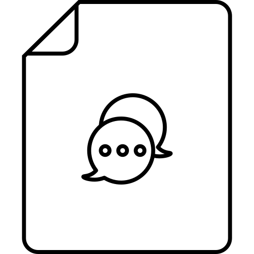 Document, file, folder, media icon