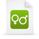 File, document, paper, green icon