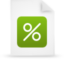 File, document, paper, green icon