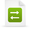 File, document, paper, green icon
