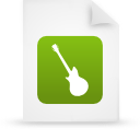 File, document, paper, green icon