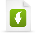 File, document, paper, green icon