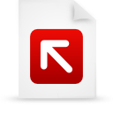 File, document, paper, red icon