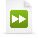 File, document, paper, green icon